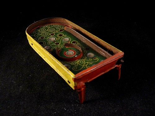 Ancien jouet jeu café bille