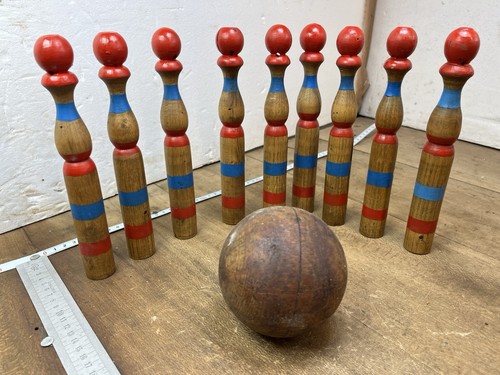 Ancien jeu quilles et 1 - 9,
