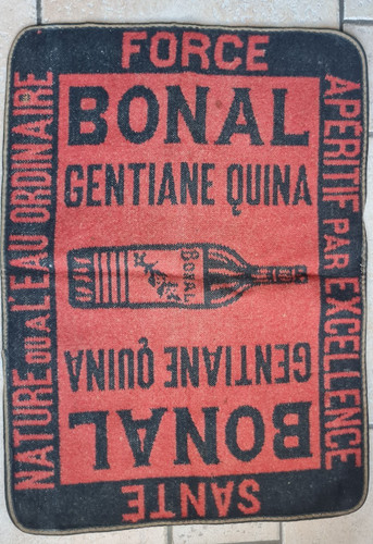 Ancien tapis jeux carte - tapis, de