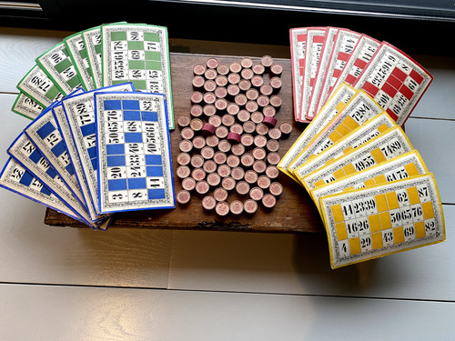 Ancien jeu loto bistrot - loto,